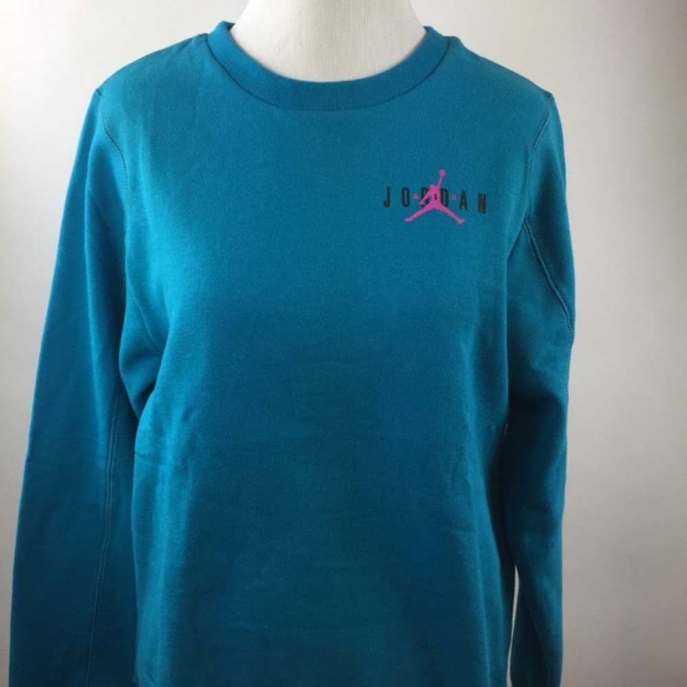 Nike Air Jordan Teal Sweatshirt